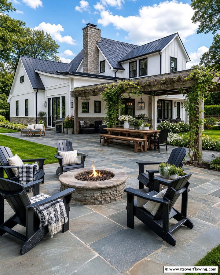 Functional Outdoor Living Spaces - 21 Modern Farmhouse Exterior Ideas to Boost Curb Appeal