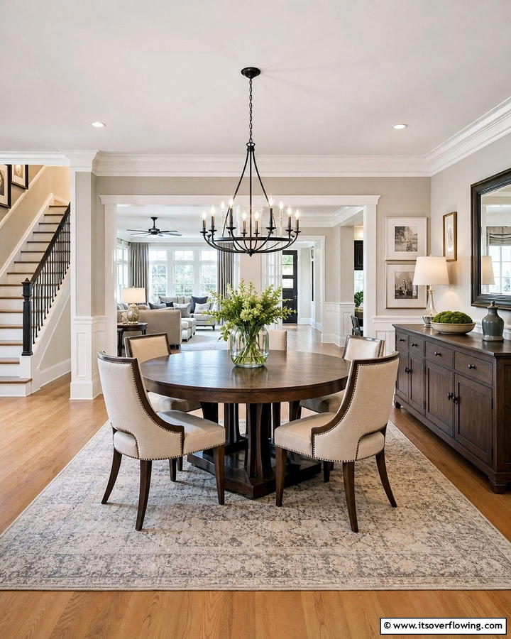 Functional Space Layout - 30 Transitional Dining Room Ideas Blending Modern and Classic