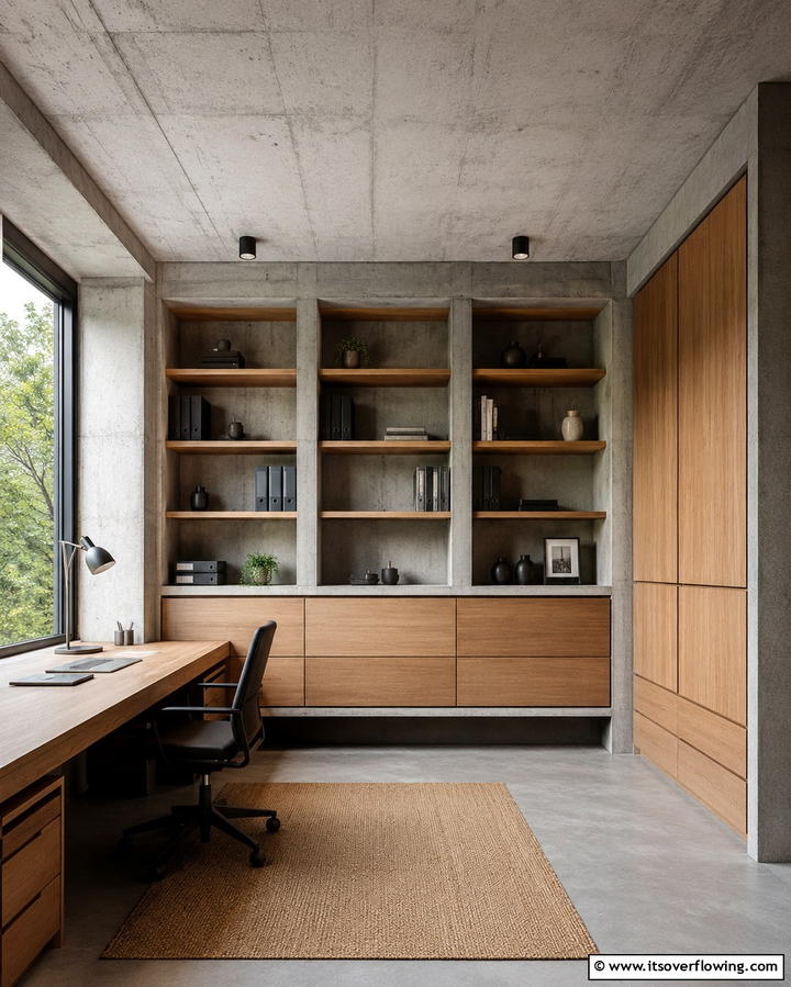 Functional Storage Solutions - 30 Bold Brutalist Interior Design Concepts for Modern Spaces