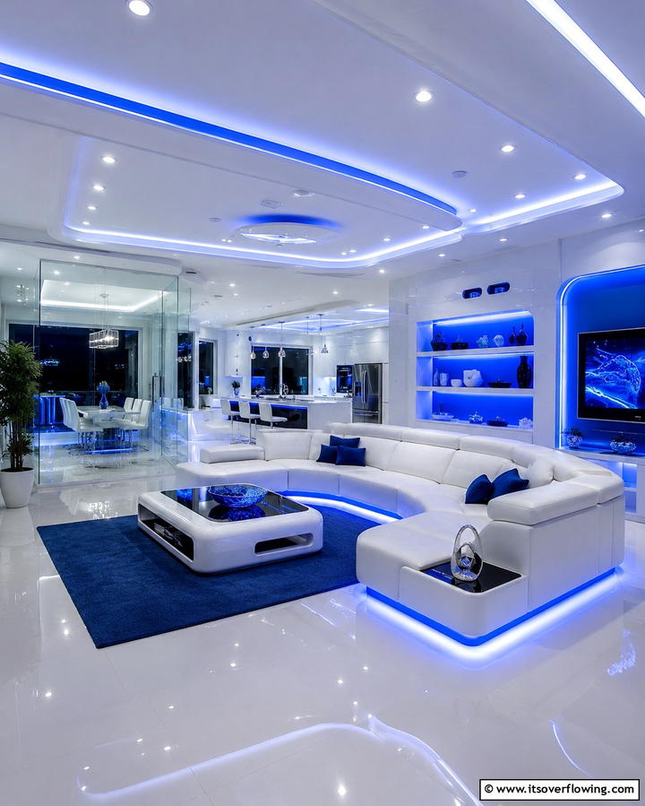Futuristic Flair - 25 Aesthetic Room Ideas for a Stylish Space