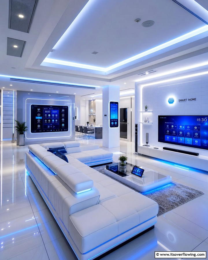 Futuristic Smart Home Tech - 30 Hypebeast Room Decor Ideas for Urban Aesthetics