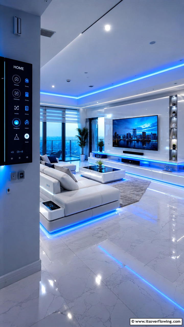 Futuristic Smart Home - 30 Condo Interior Design Ideas for Urban Living