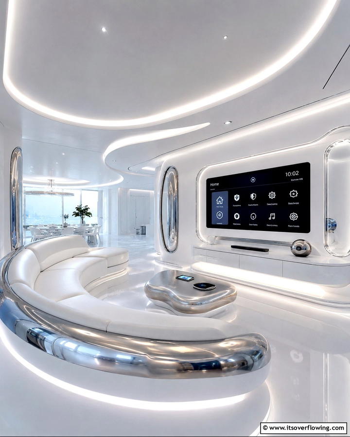 Futuristic Smart Space - 30 2000s Room Ideas for Nostalgic Y2K Vibes