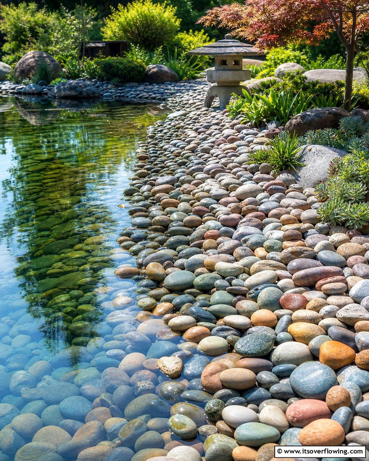 Gabion Basket Edges - 25 Pond Edging Ideas for a Polished Look