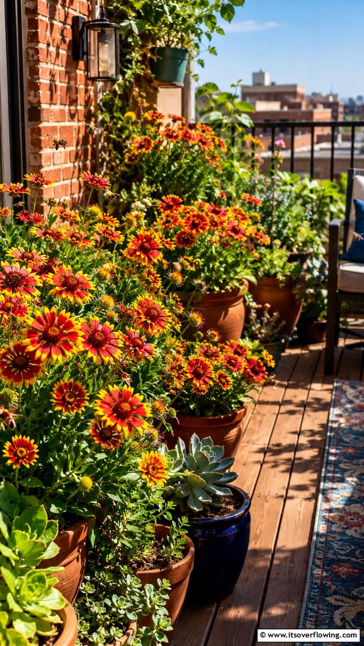 Gaillardias - 30 Flowering Plants for Balcony Gardens - Colorful Displays
