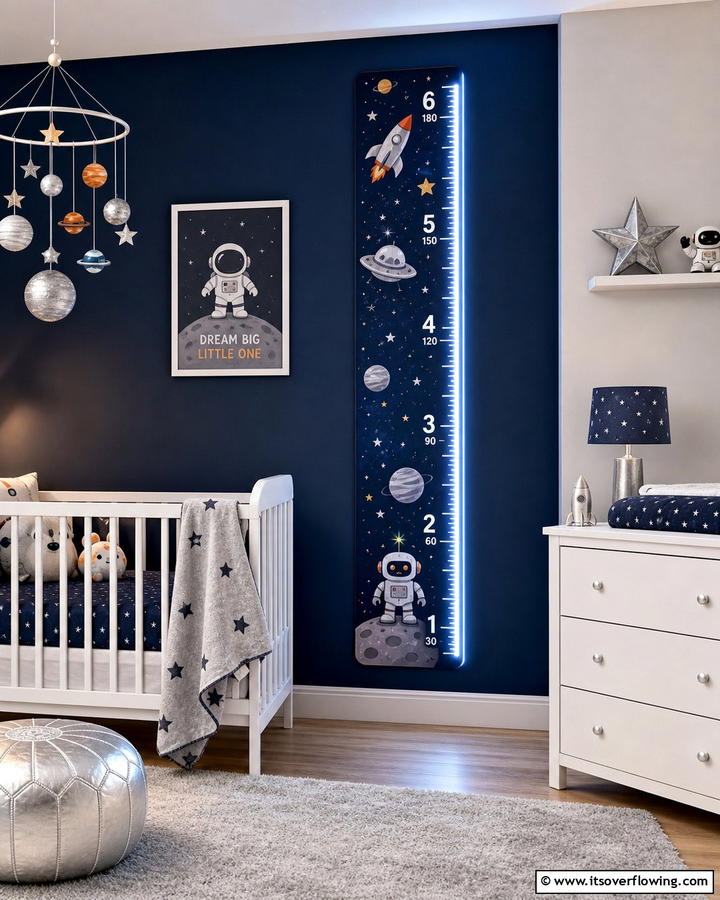 Galactic Growth Chart - 20 Star Wars Nursery Ideas for the Ultimate Fan Baby Room
