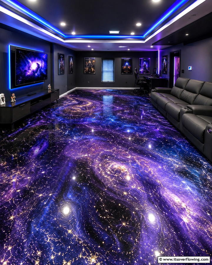 Galaxy Epoxy Floors - 25 Epoxy Floor Designs for Modern and Durable Homes
