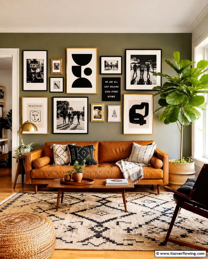 Gallery Wall - 25 Large Wall Decor Ideas to Make a Bold Statement