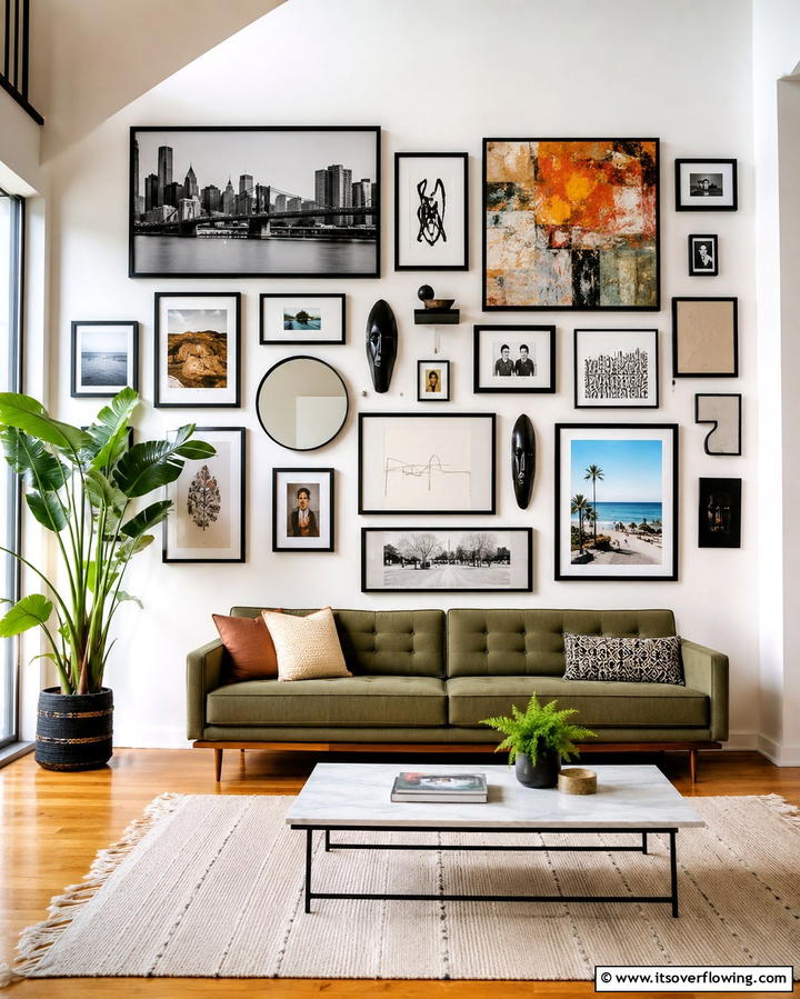 Gallery Wall Collage - 20 Wall Collage Ideas to Showcase Your Memories