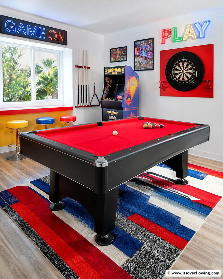 Game Room Fusion Pool Table Room - 25 Pool Table Room Ideas for the Ultimate Game Room