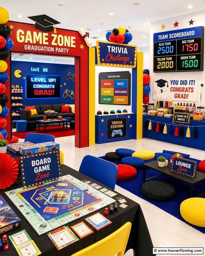 Game Zone Graduation Party - 21 Graduation Party Ideas for Memorable Celebrations