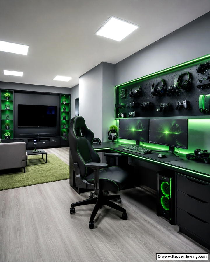 Gaming Zone for Interactive Fun - 30 Media Room Ideas for Ultimate Living Room Entertainment