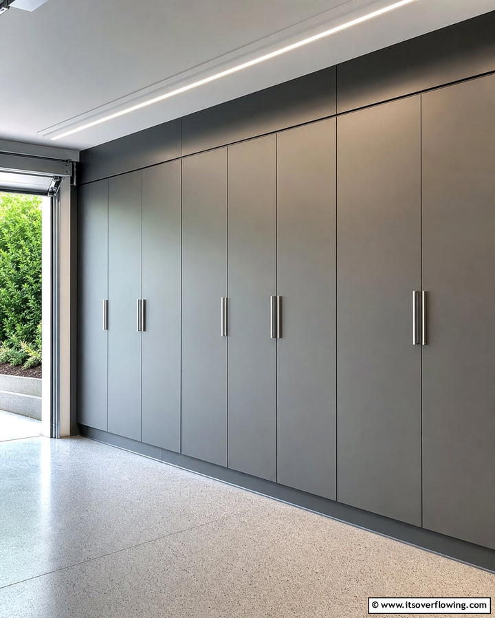 Garage Cabinets for Hidden Storage - 25 Creative Garage Decor Ideas for Every Style