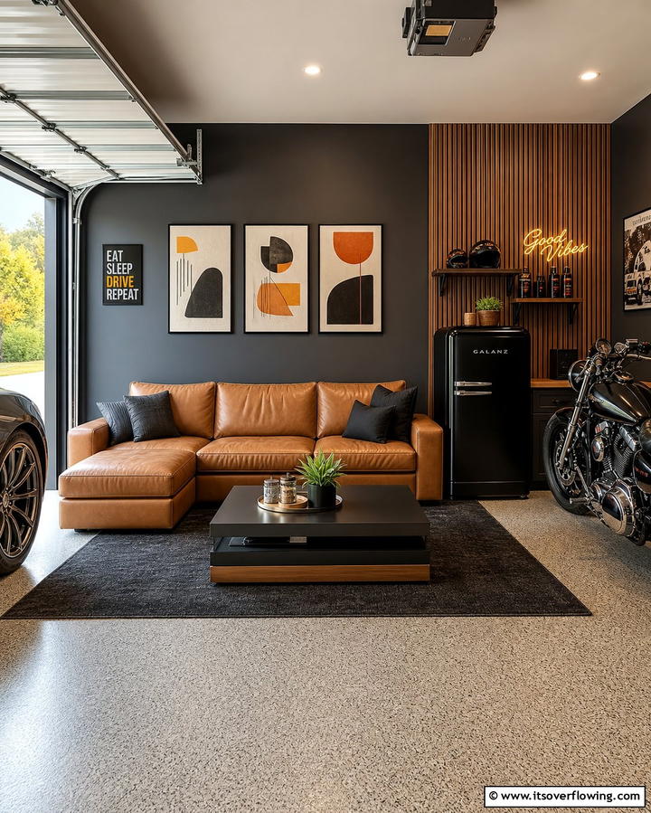 Garage Lounge Area - 25 Creative Garage Decor Ideas for Every Style