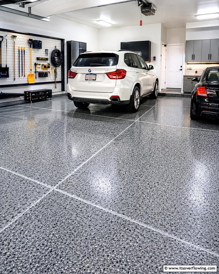 Garage Optimized Concrete Floors - 30 Modern Concrete Floor Ideas for Low-Maintenance Interiors