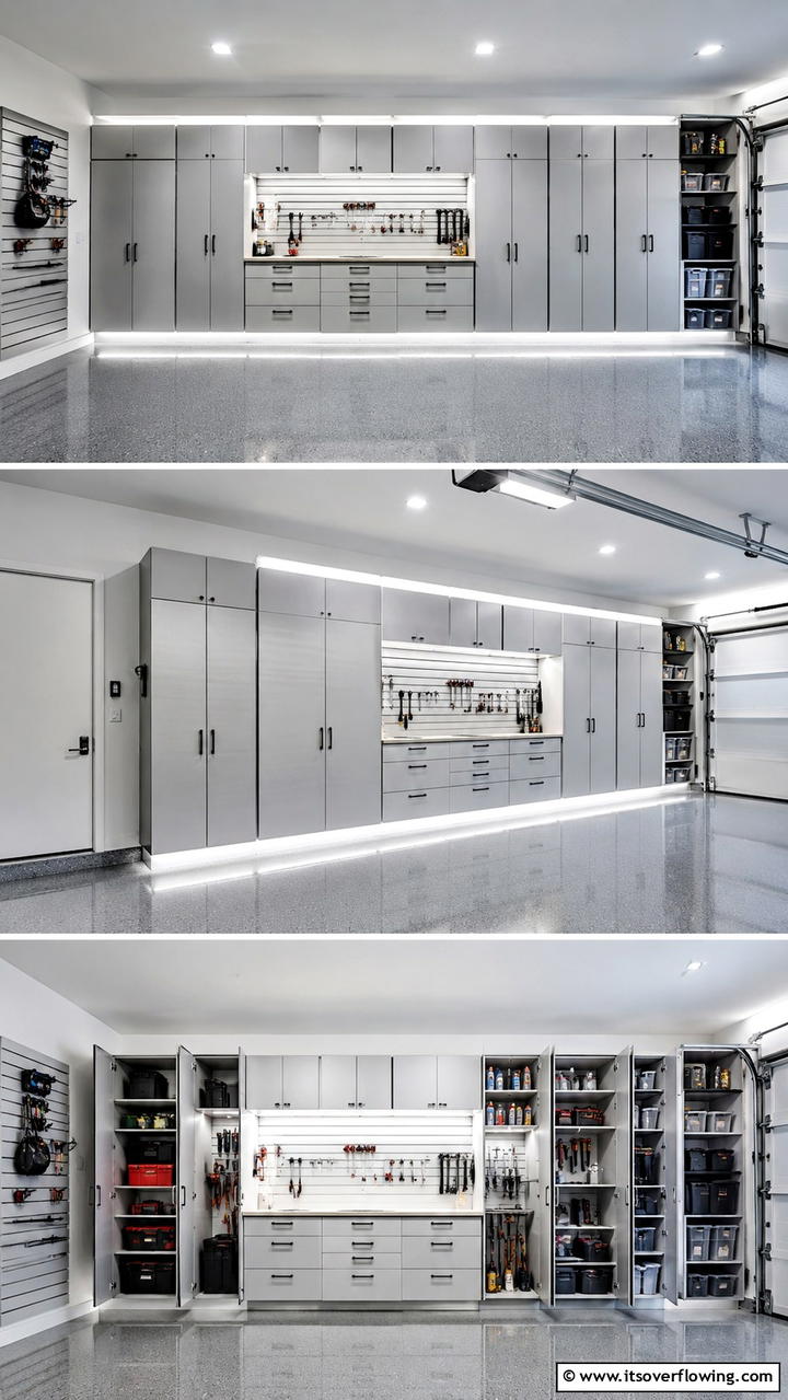 Garage Organization Cabinets - 30 Garage Shelving Ideas for Clutter-Free Storage