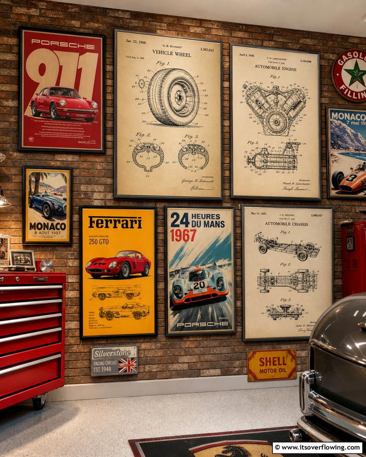 Garage Themed Wall Art for Personality - 25 Creative Garage Decor Ideas for Every Style