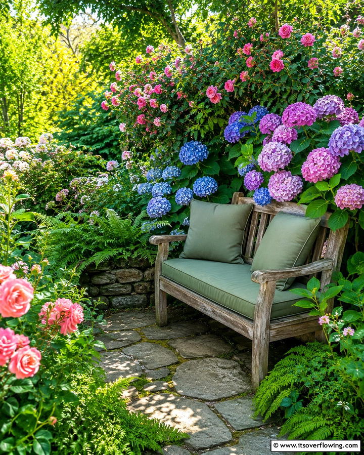 Garden Bench Retreat - 25 Outdoor Reading Nook Ideas for Relaxation