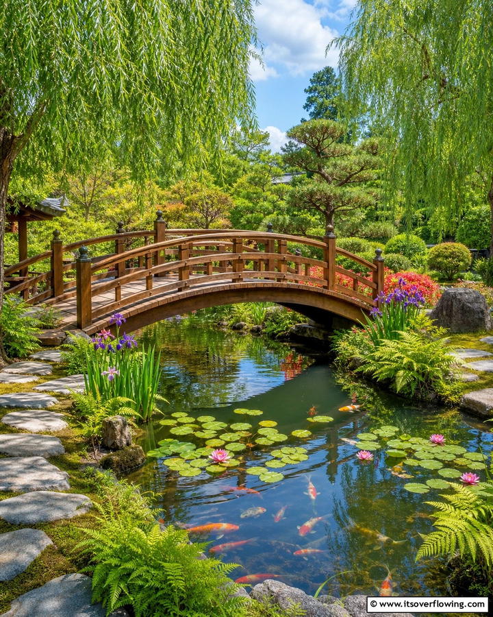 Garden Bridges - 20 Garden Focal Point Ideas to Enhance Your Yard