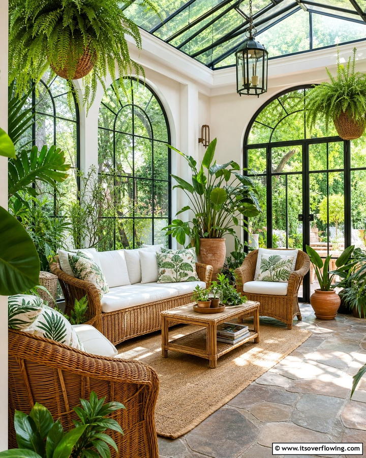 Garden Inspired Sunroom - 30 Inspiring Home Decor Ideas to Refresh Your Living Space