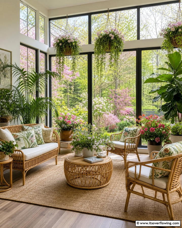 Garden Inspired Window Views - 21 Spring Home Decor Ideas to Refresh Living Spaces
