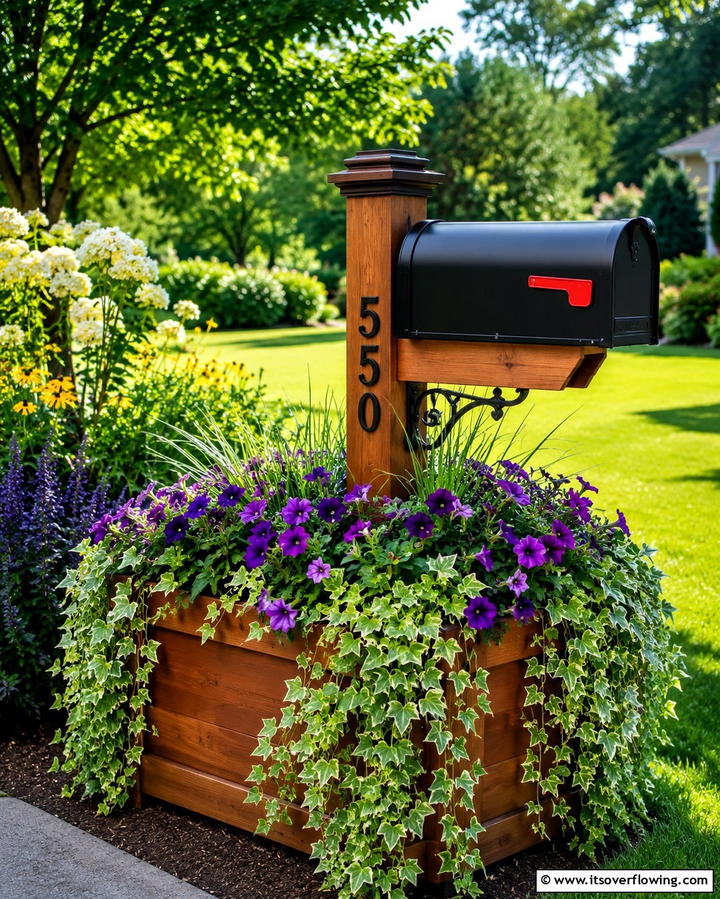 Garden Mailbox Post - 25 Unique Mailbox Post Ideas to Boost Curb Appeal