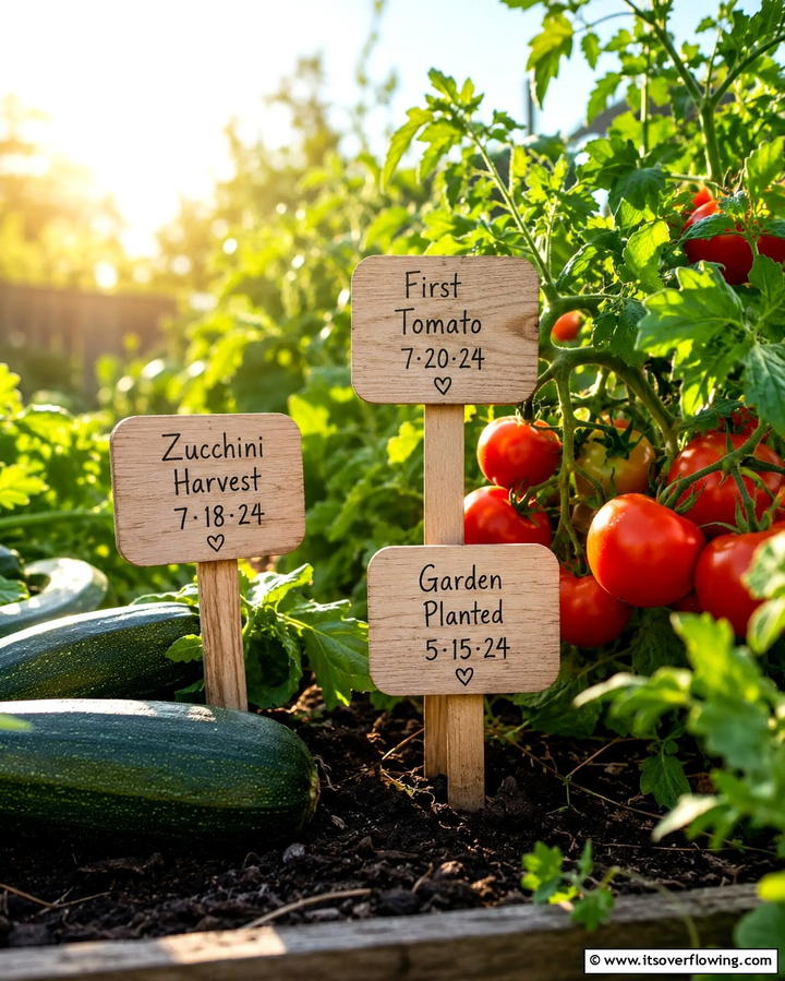 Garden Milestone Signs - 25 Garden Sign Ideas to Personalize Your Outdoor Space
