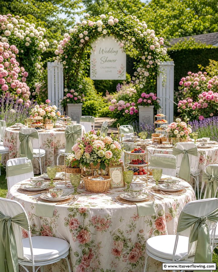 Garden Party Wedding Shower - 21 Fun Wedding Shower Ideas to Celebrate the Couple