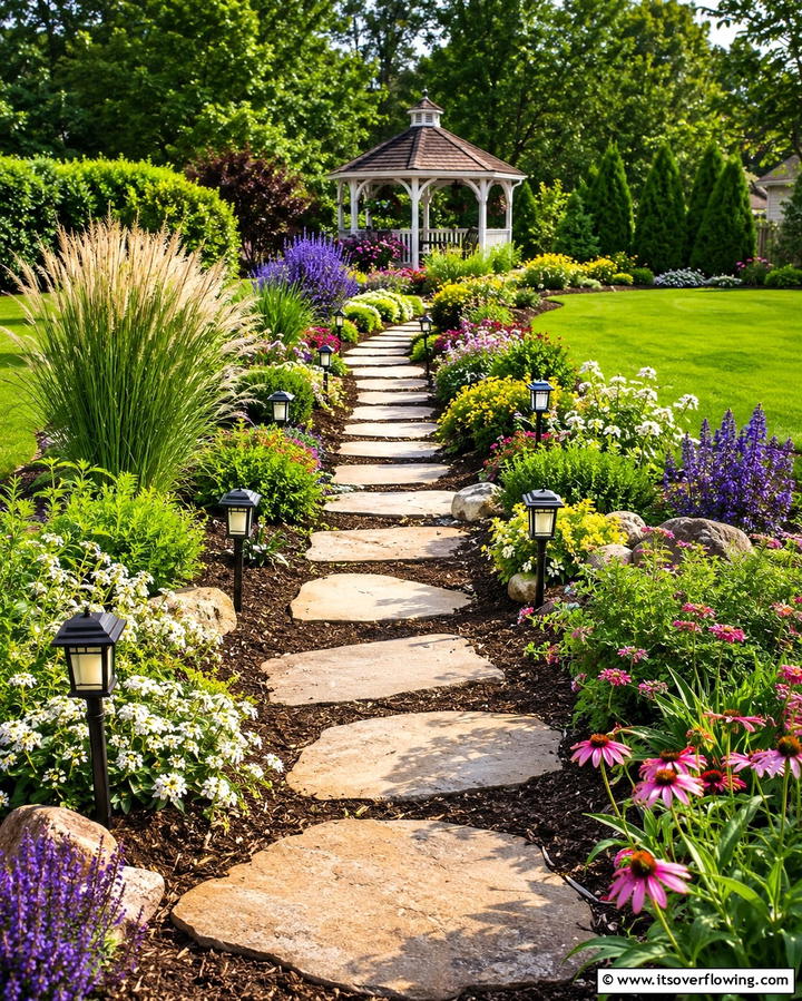 Garden Pathways - 20 Stunning Large Backyard Ideas for Outdoor Living