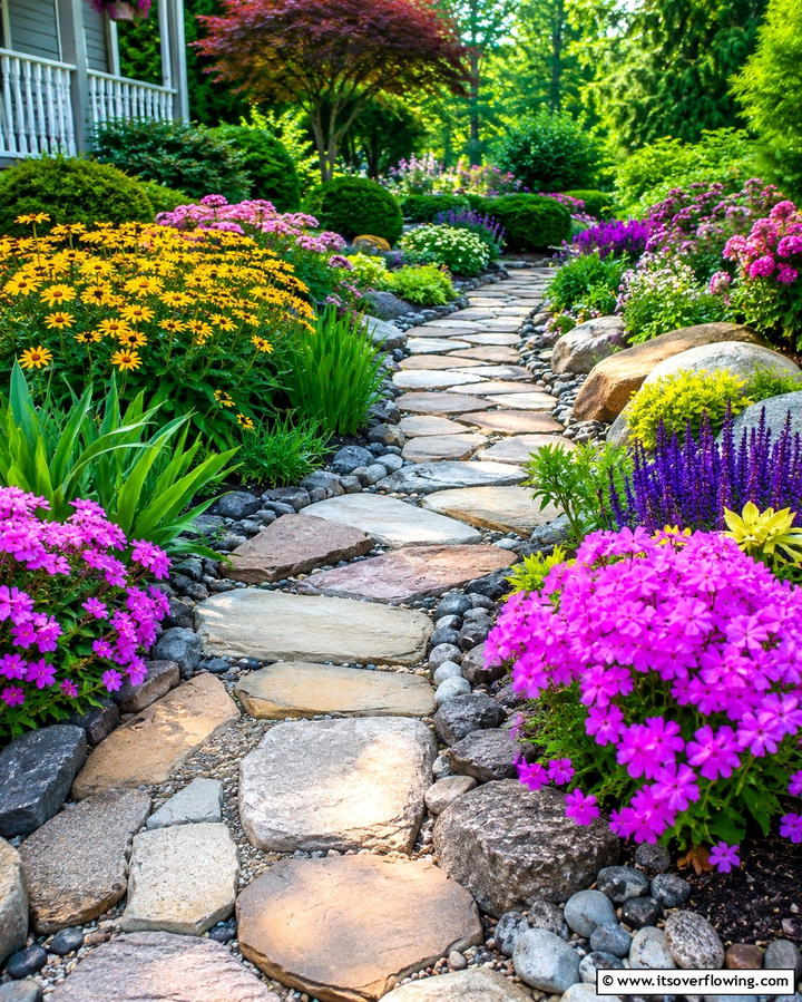 Garden Rock Walkway - 30 Rock Walkway Ideas to Elevate Your Garden Design