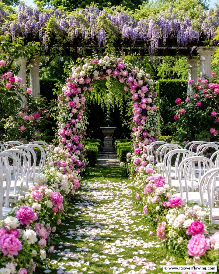 Garden Romance - 25 Dreamy Destination Wedding Ideas for a Perfect Day