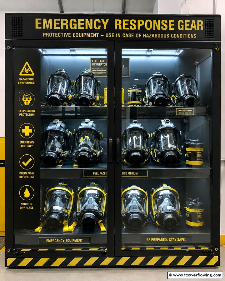 Gas Masks for Airborne Threats - 25 Safe Room Ideas for Maximum Security and Comfort
