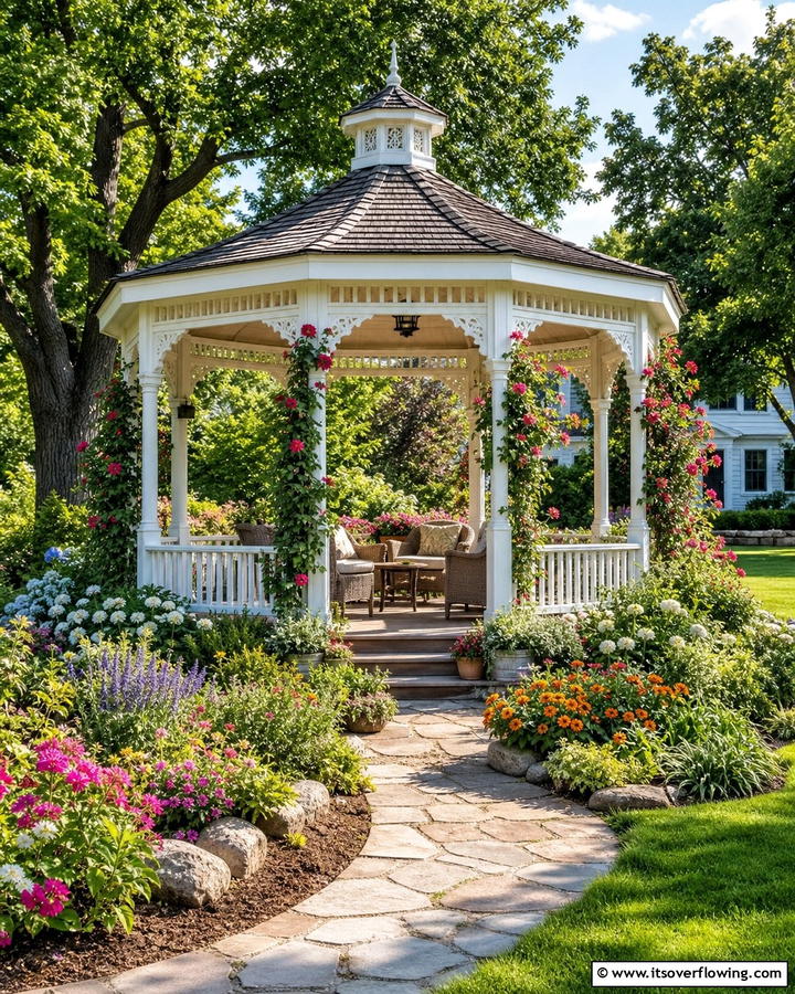 Gazebos - 20 Garden Shade Ideas to Create a Cool and Comfortable Outdoor Space