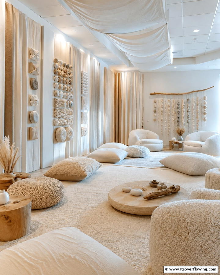 Gentle Touch Therapy Space - 30 Sensory Room Ideas for Calming and Stimulating Spaces