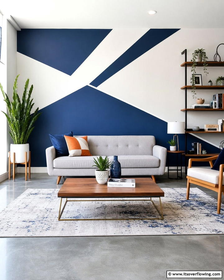 Geometric Pattern Art - 30 Wall Painting Ideas for Every Room in Your Home