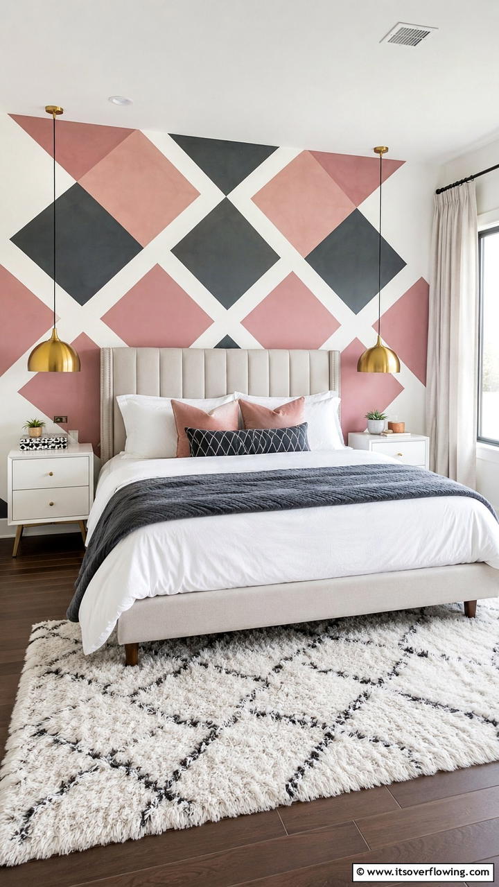 Geometric Patterns - 21 Stylish Wall Decor Ideas to Refresh Your Living Space