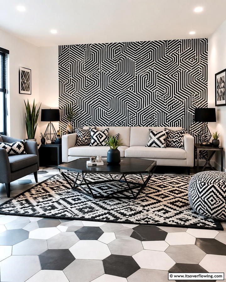 Geometric Patterns - 25 Aesthetic Room Ideas for a Stylish Space