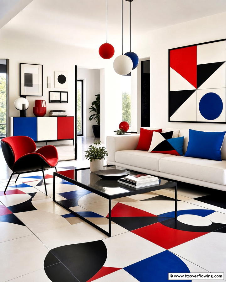 Geometric Patterns - 25 Bauhaus Interior Design Ideas for a Minimalist Look