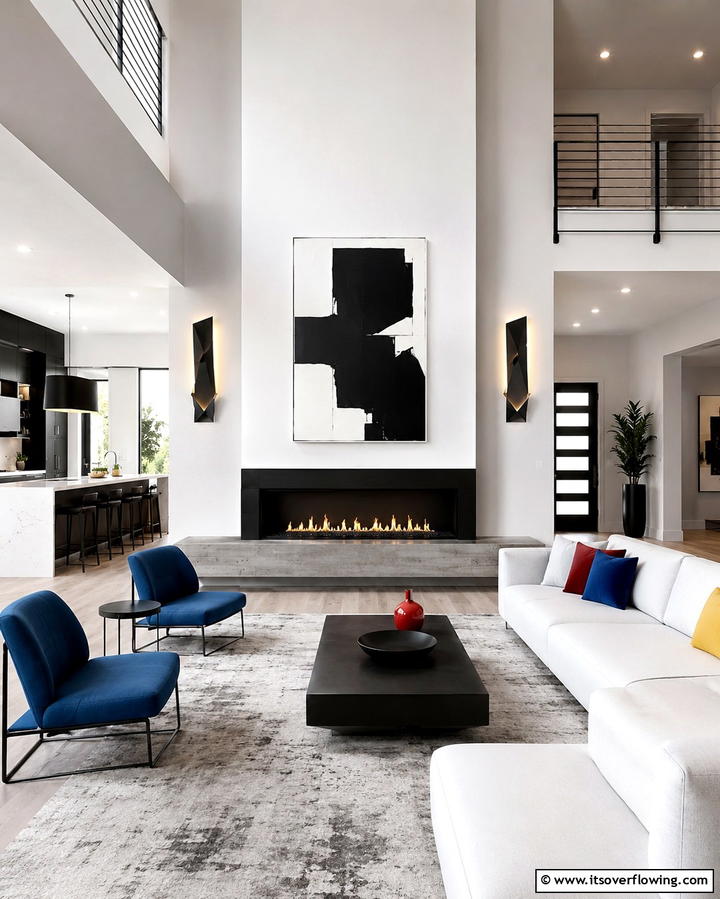 Geometric Sconces for Contemporary Flair - 25 Fireplace Sconces Ideas for a Warm Ambiance