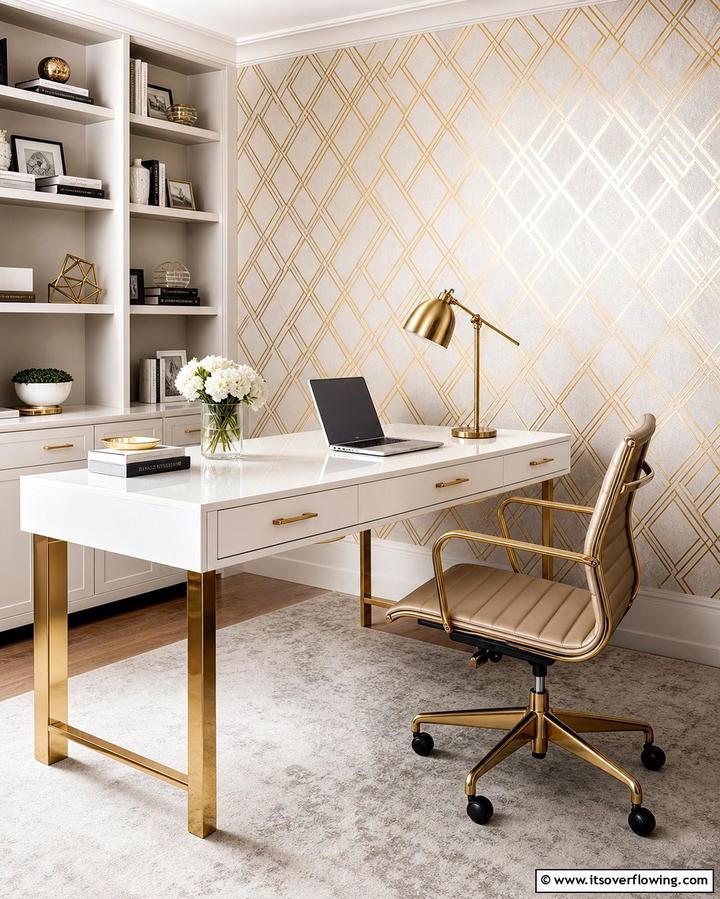 Geometric Wallpaper - 25 Geometric Accent Wall Ideas for Modern Interiors