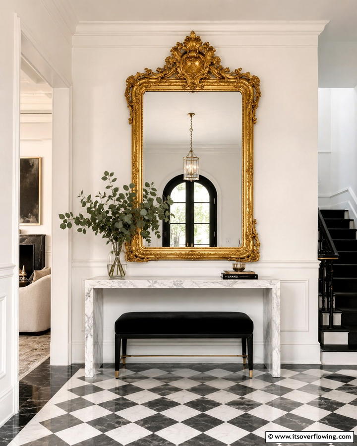 Gilded Mirrors - 25 French Interior Design Ideas for Elegant Living