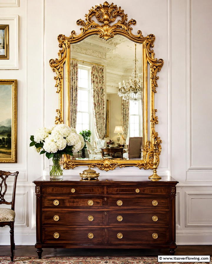 Gilded MirrorsOne - 25 Victorian Bedroom Ideas for Timeless Elegance