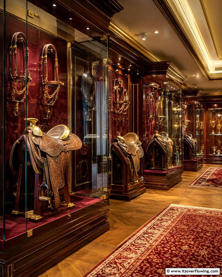 Glass Display Cases - 30 Functional Tack Room Organization Solutions