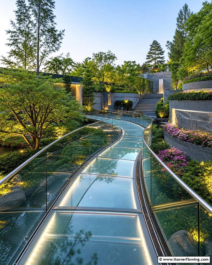 Glass Elevated Walkway - 20 Elevated Walkway Ideas for a Unique Landscape