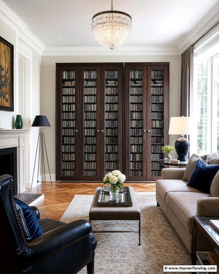 Glass Fronted CD Cabinets - 20 Creative CD Storage Ideas for Modern Homes