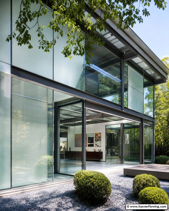 Glass Panels - 25 Modern Siding Ideas for a Contemporary Home