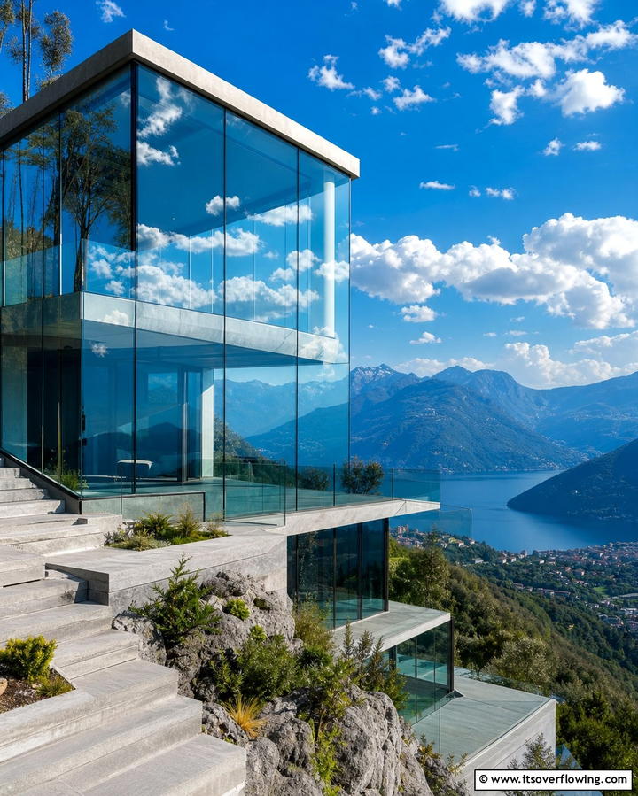 Glass Siding Panels - 25 Modern Siding Ideas for a Contemporary Home