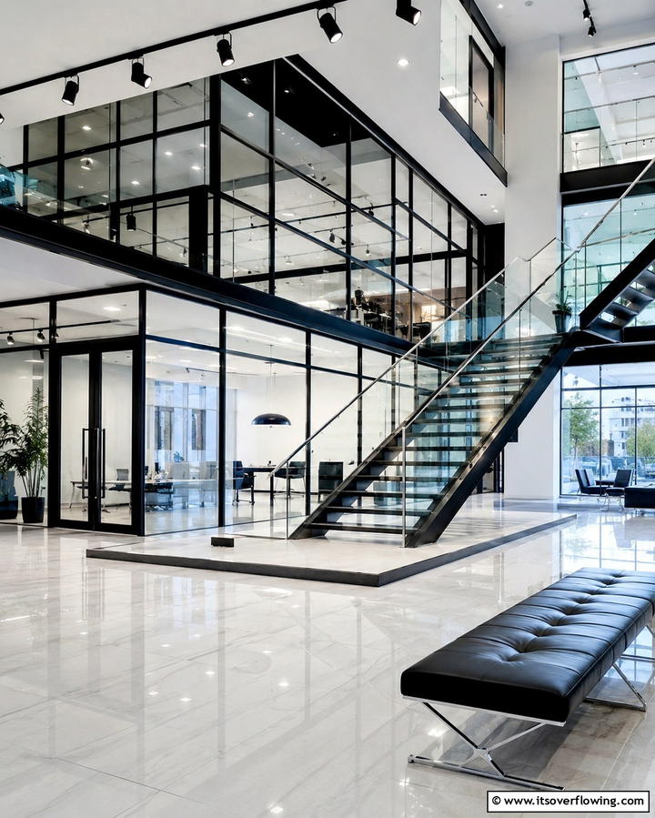Glass and Steel Fusion - 30 2000s Interior Design Ideas for Retro Revival
