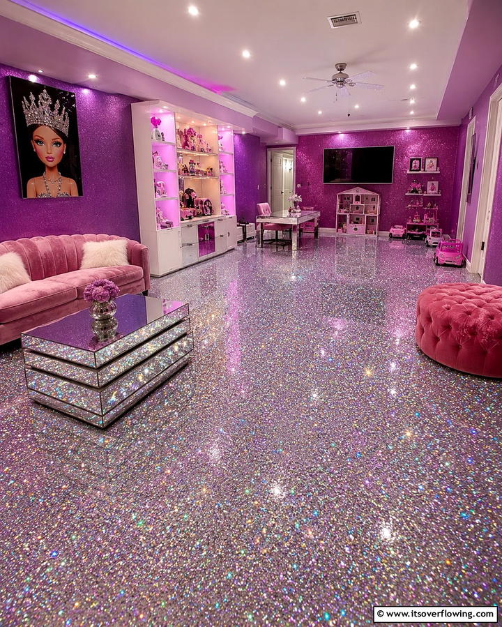 Glitter Epoxy Floors - 25 Epoxy Floor Designs for Modern and Durable Homes