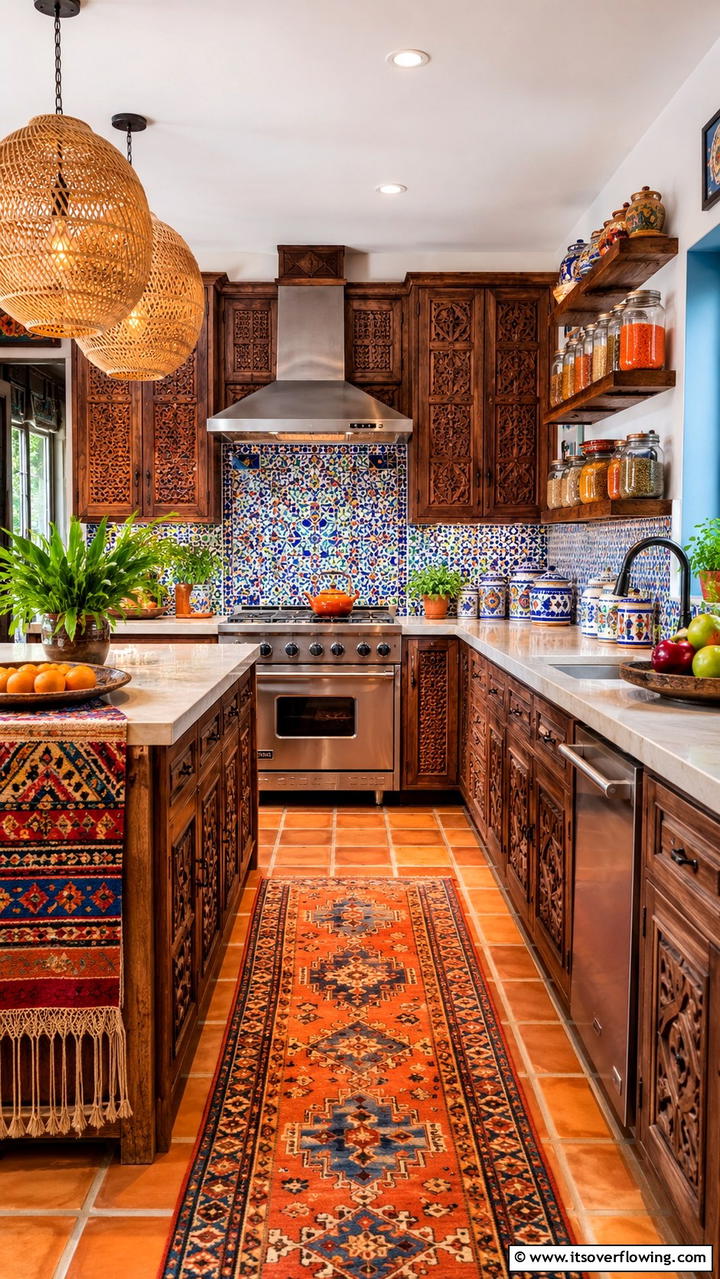 Global Inspirations - 30 Eclectic Kitchen Ideas for Bold Design Lovers